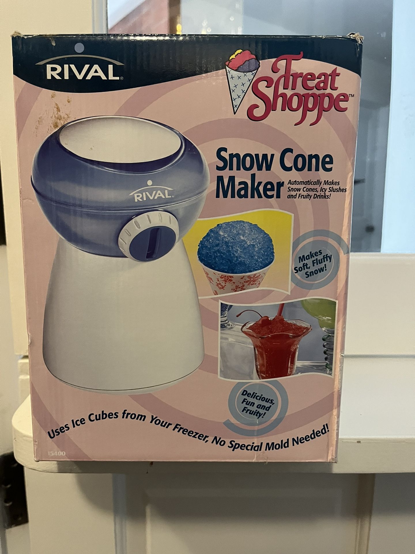 Rival SNOW CONE MACHINE Plus Cone Stand - NEW!!!