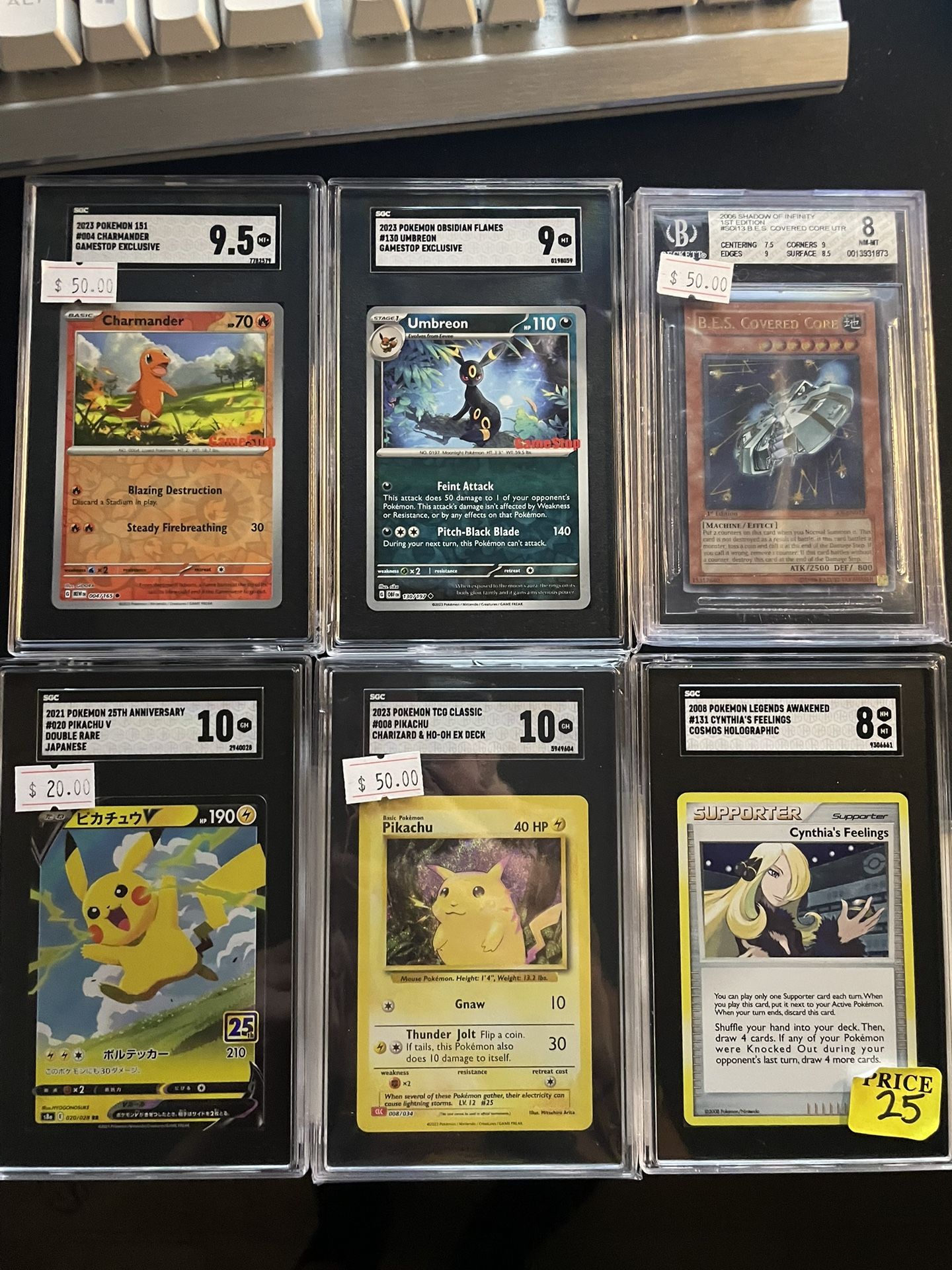 graded pokemon and yugioh