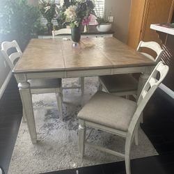 Dining Table With 4 Chairs 