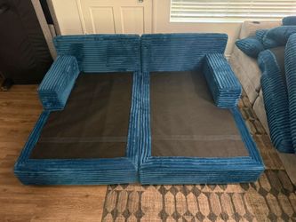 Blue armchair