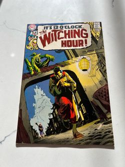 The Witching Hour #9, DC Comics 1970, Neal Adams Cover, Bronze Age Horror, FN-