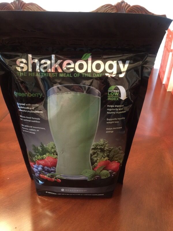 2 pound bag Greenberry Shakeology