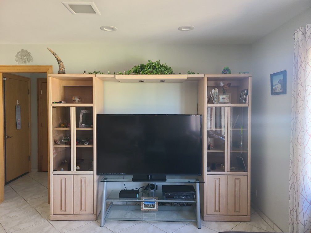 Adjustable TV Suround And Storage 