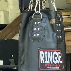 Ringside Synthetic Leather Muay Thai Heavy Bag (Filled) w/heavy duty chain