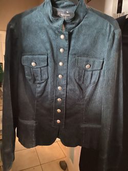 Forest Green Corduroy Jacket - Med - Large
