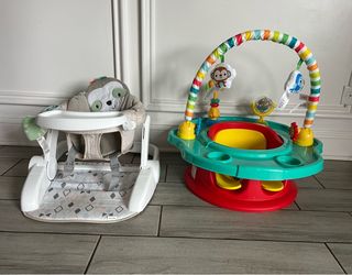 Baby Floor Seat and Activity Saucer Set