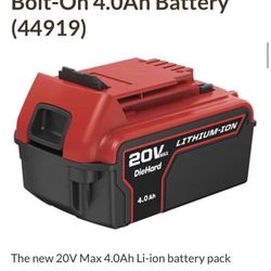 Bolt-On 4.0Ah Battery (44919) CRAFTSMAN