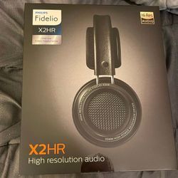 Philips Fidelio X2HR Open Back Audiophile Headphones Hi-Res Audio Excellent Condition