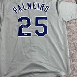 Rafael Palmeiro Signed Autograph Custom Jersey - JSA COA - Texas Rangers