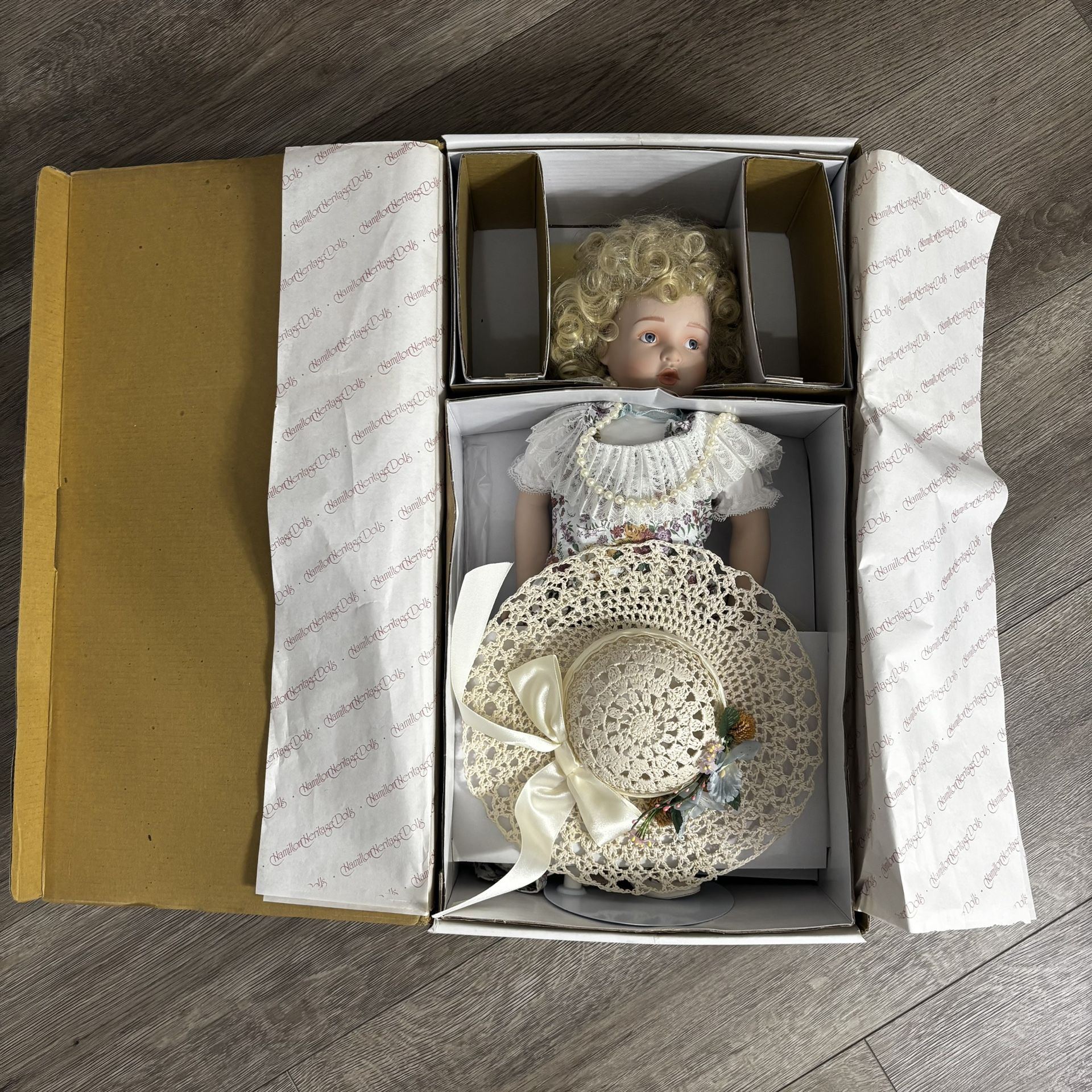 Hamilton Heritage Porcelain Doll By Helen Kish