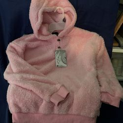 Girl’s Fuzzy Fleece Pullover 