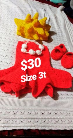 Lisa Simpson's crochet costume