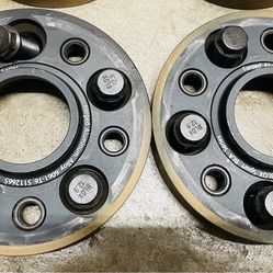 Forged Aluminum Wheel Spacers 5x112 25mm 2pc BMW Audi Benz Porsche VW