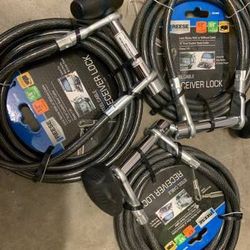 Reese Towpower 12 ft. Easy Access Receiver Lock and Cable