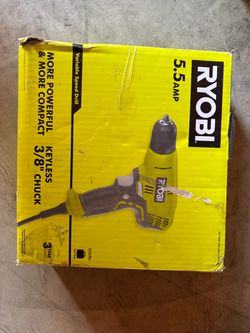 RYOBI corded drill
