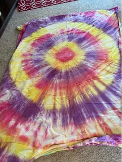 Duvet Cover (no duvet) Tie Dye Queen or Full