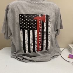 Firefighter Design T-Shirt, Gildan 50/50, New, Size XL,  (item 235)