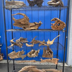 Assortment of Natural Driftwood and Spiderwood Aquarium Tank decor/ plant arrangement