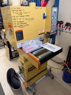 Powermatic 1632 wide belt sander