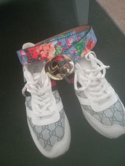 Gucci Belt & Shoes Size 9 1/2 $100 Belts Adjustable 