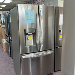 Refrigerator Stainless Steel French Door 36” New Open Box 