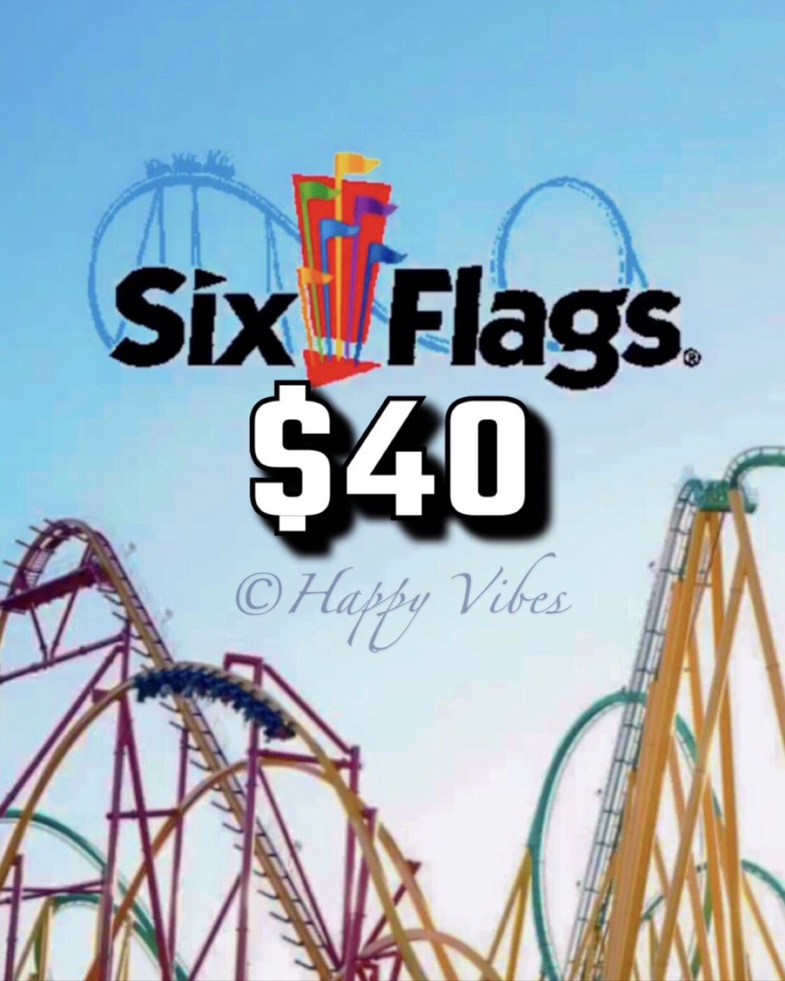 Six Flags Magic Mountain : SIXFLAGS 🎟️