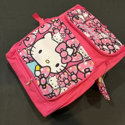 pink Hello Kitty backpack set