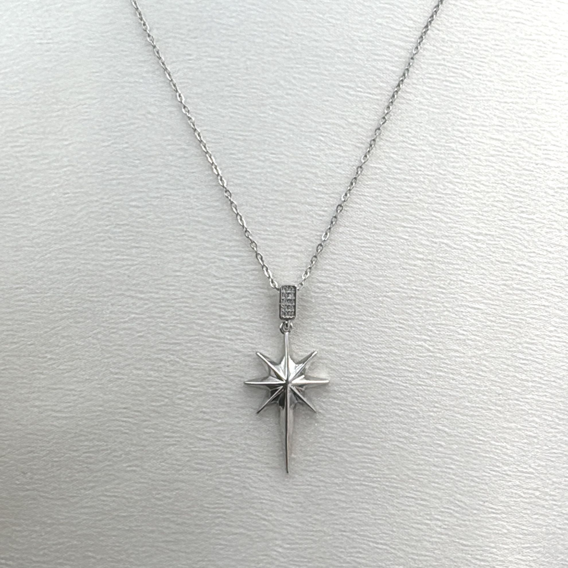 Star Pendant Necklace for Men and Women,Streetwear Hip Hop Punk Unisex Style