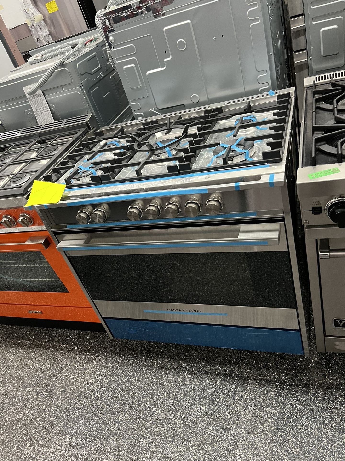 Fisher Paykel 36” Range Stove Gas Stainless Steel 5 Burners