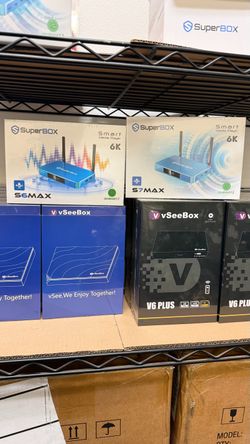 VSee Box V6 Max V See Box V6 Plus Superbox S7 Max Super Box S6 Max - Android Streaming Boxes