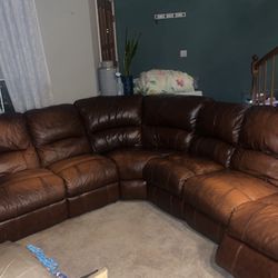 Electric Double Reclining Sofa