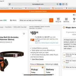 Build-A-Rig Everyday Belt Kit (Includes Utility Pouch and Hammer Sleeve)