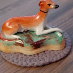 ELEGANT WHIPPET DOG FIGURINE