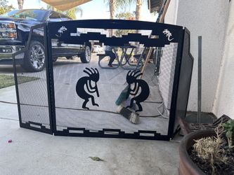 Fireplace Screen And Rack