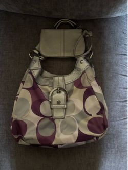Coach Soho Linen Bag with Wallet