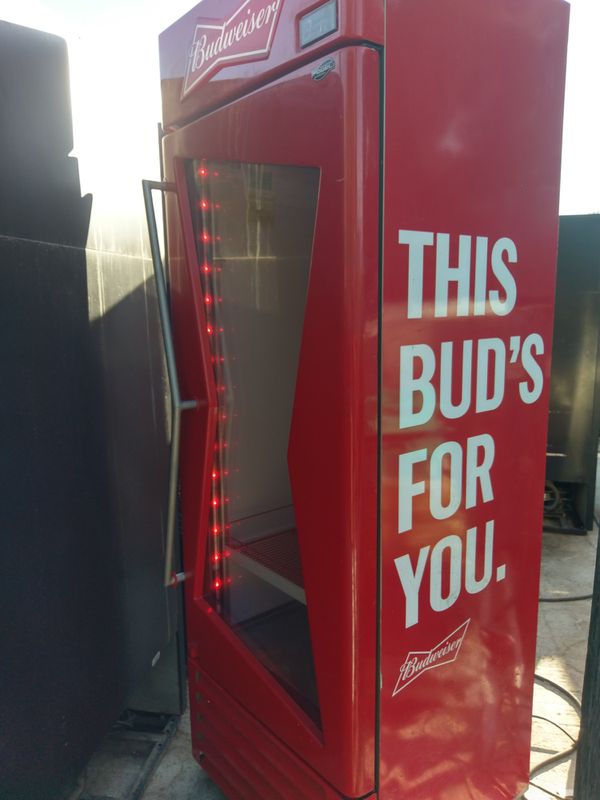 Budweiser fridge. Bud Light for Sale in Riverside, CA