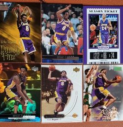 10 Kobe Bryant Basketball Cards Purple Jersey