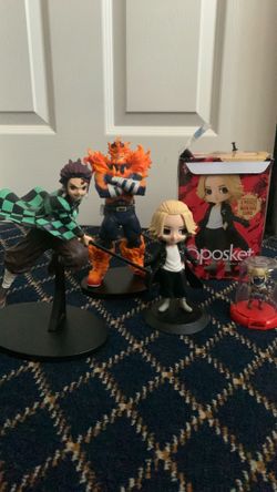 Anime figures(Mha, demon slayer, tokyo rvengers)