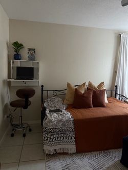 Desk and chair