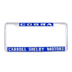 Ford Carroll Shelby Cobra License Plate Frame