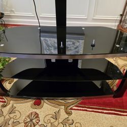 Glass TV Stand + 55 Inch SAMSUNG TV + Soundbar And Sub