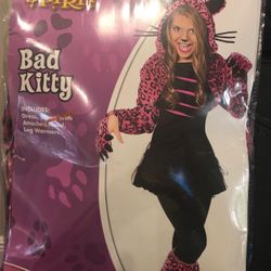girl Costume Bad kitty Costume size Medium 7-10