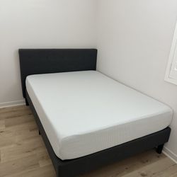Full Bed Mattress and Bed Frame 