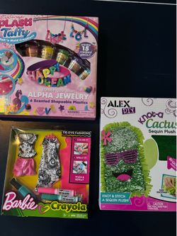 Craft play sets.