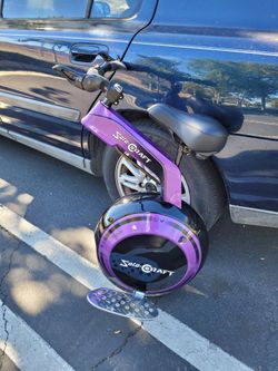SoloCraft Electric Unicycle w/ Seat & Handle Bars