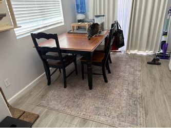 Wood table & chairs