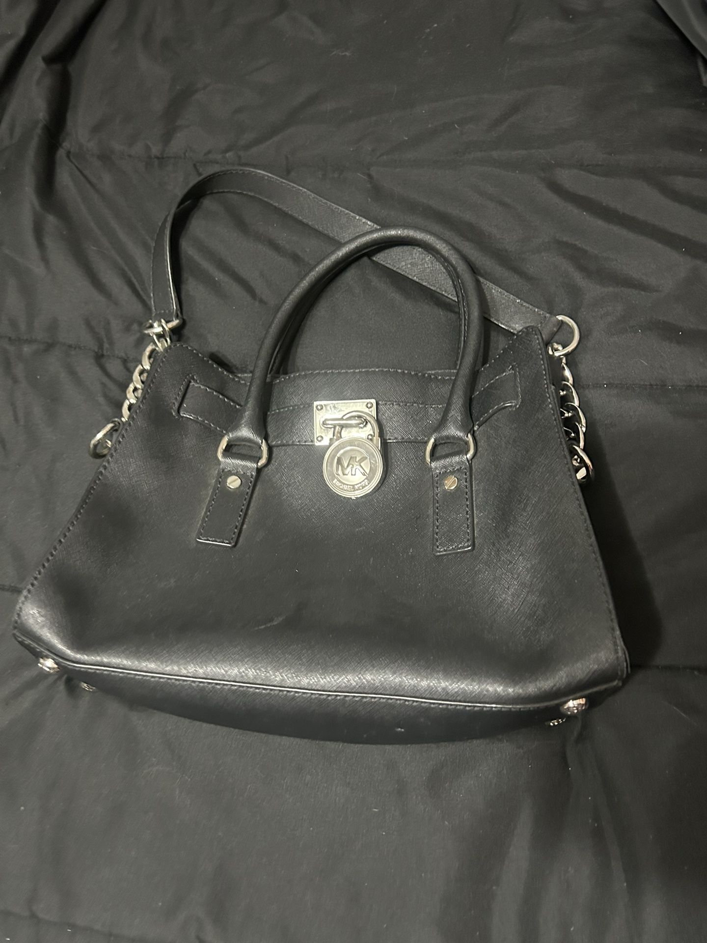 Black And Sliver Michael Kors Purse