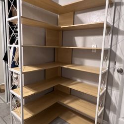 Corner shelf L shaped shelf