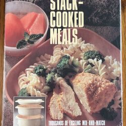 TupperWave 7-Piece Cookware Set With Cookbook Cream Color Round Unopened