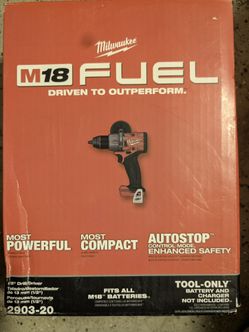 Milwaukee M18 Fuel 1/2" Drill Driver Tool Only